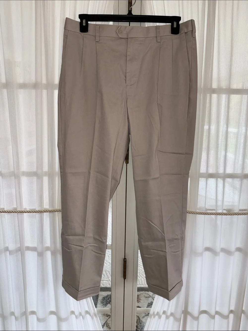 Croft & Barrow Men’s Easy Care Classic Fit Khaki Pants Size 34x30